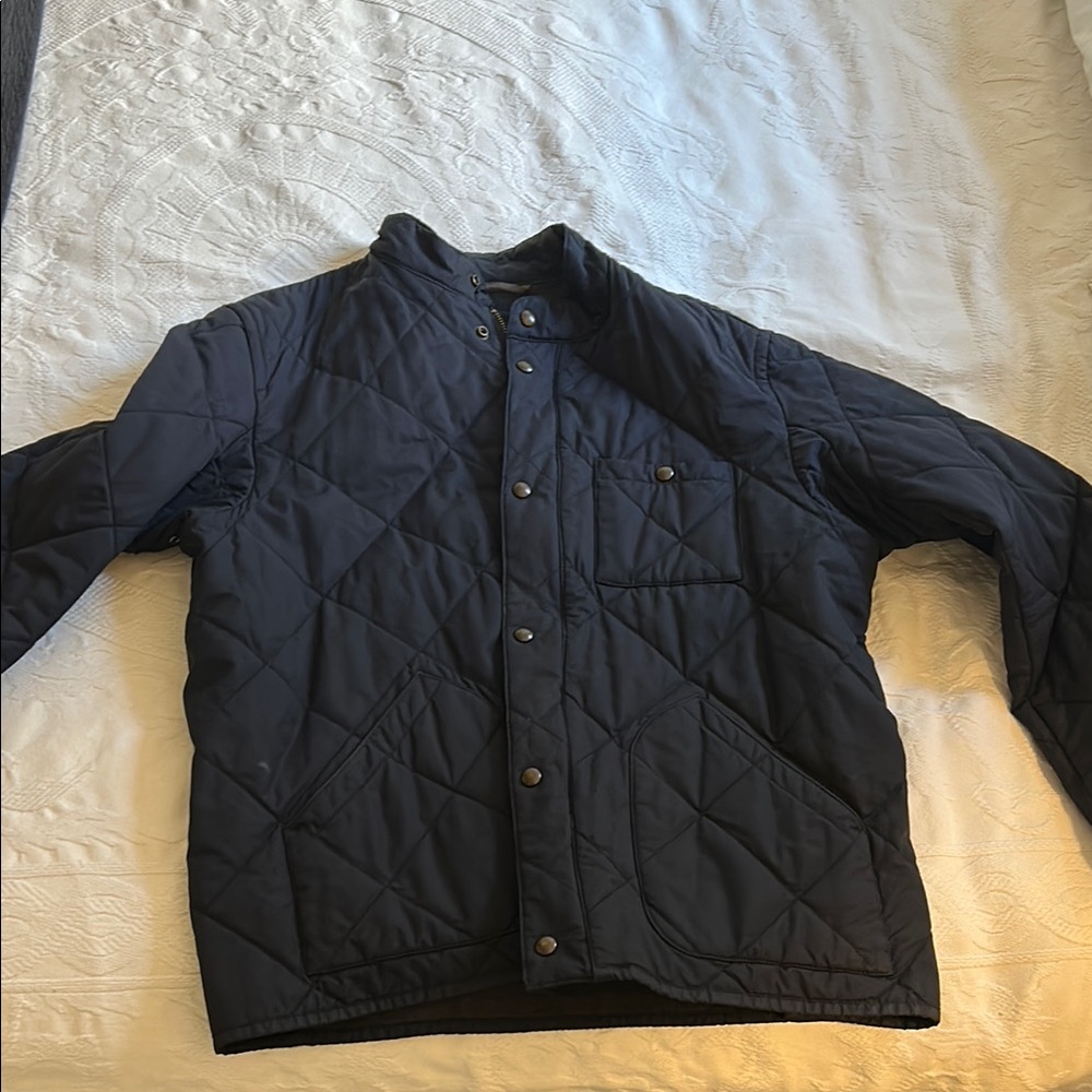 Men's Black Quilted Jacket